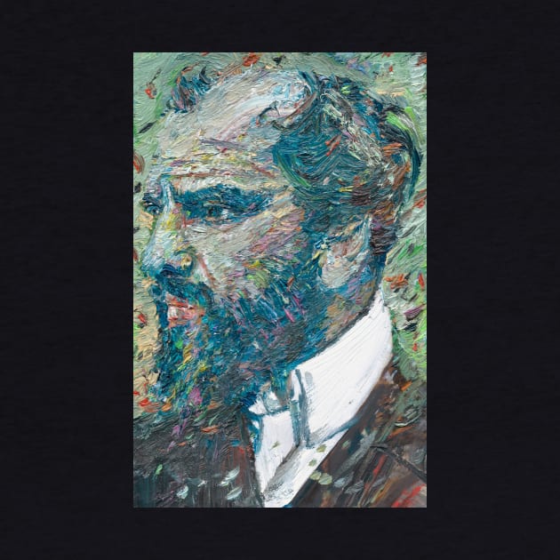 GUSTAV KLIMT oil portrait by lautir